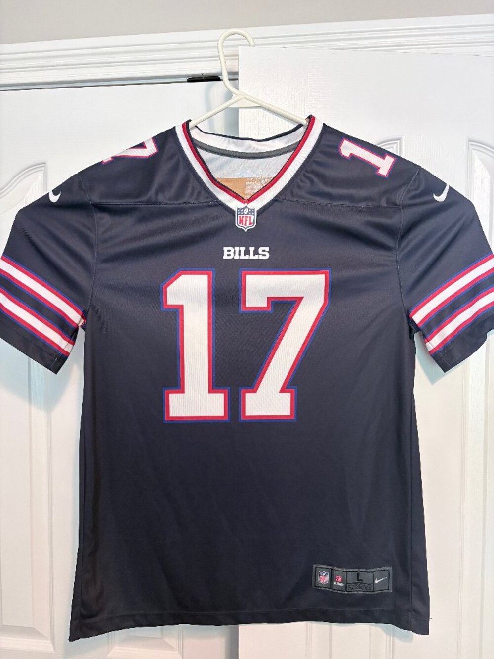 Josh Allen #17 Buffalo Bills Nike Dri-FIT Jersey Blue Men’s Size Large